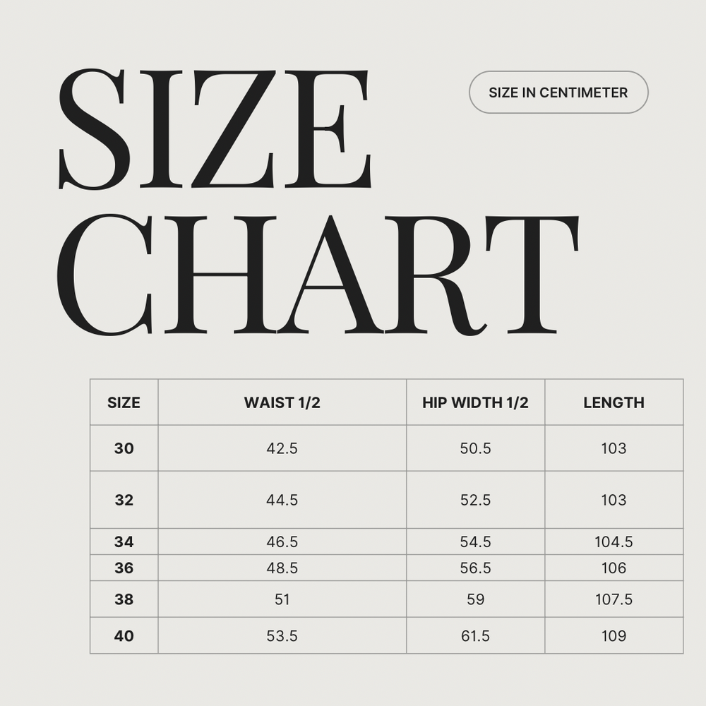 ESMONT size guide