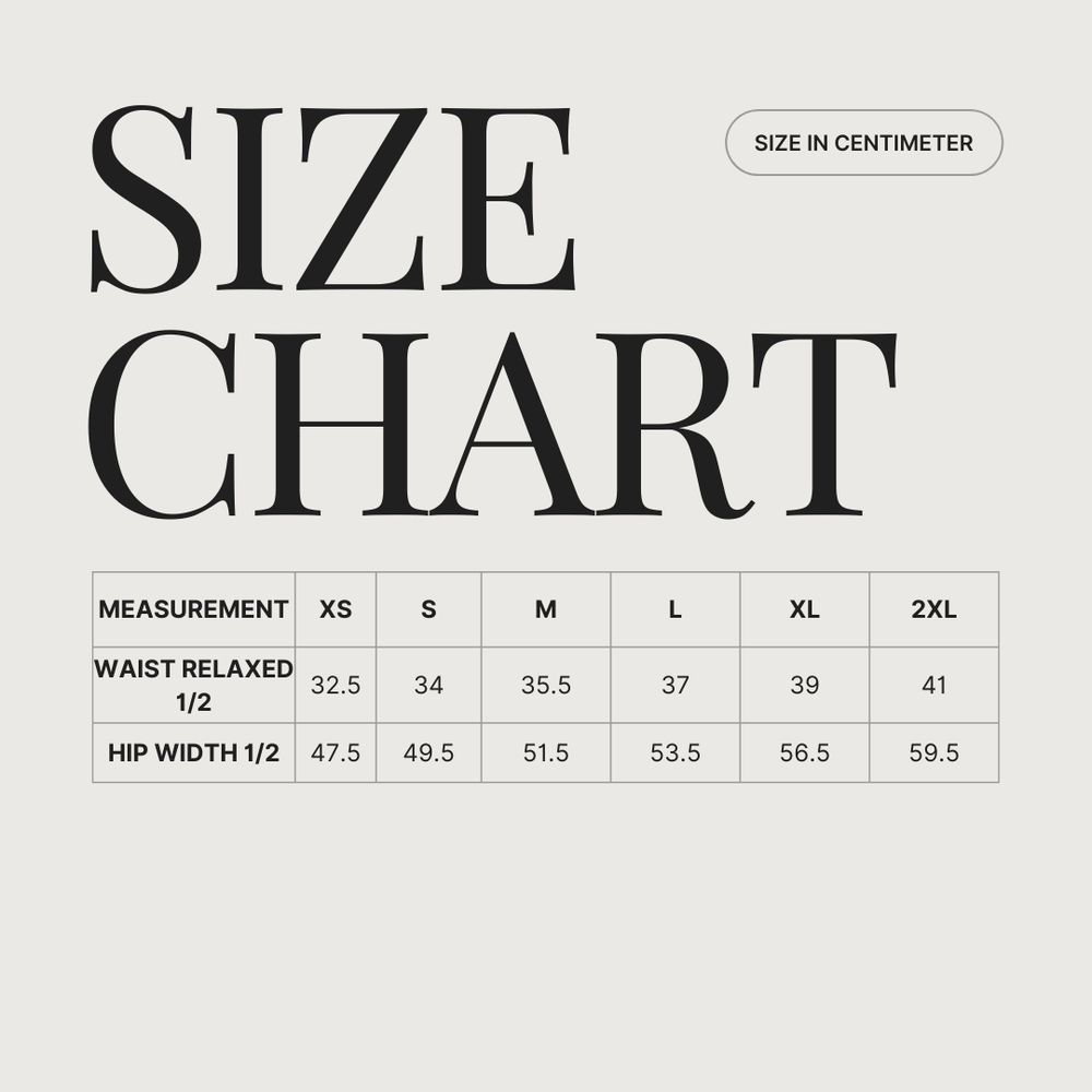 SOLACE size guide