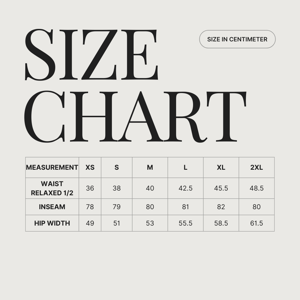 ESPRESSO size guide