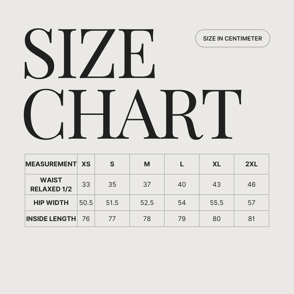 DUNE size guide