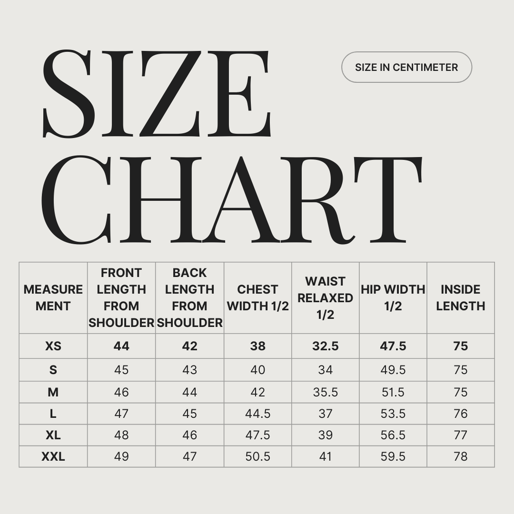 HALO size guide