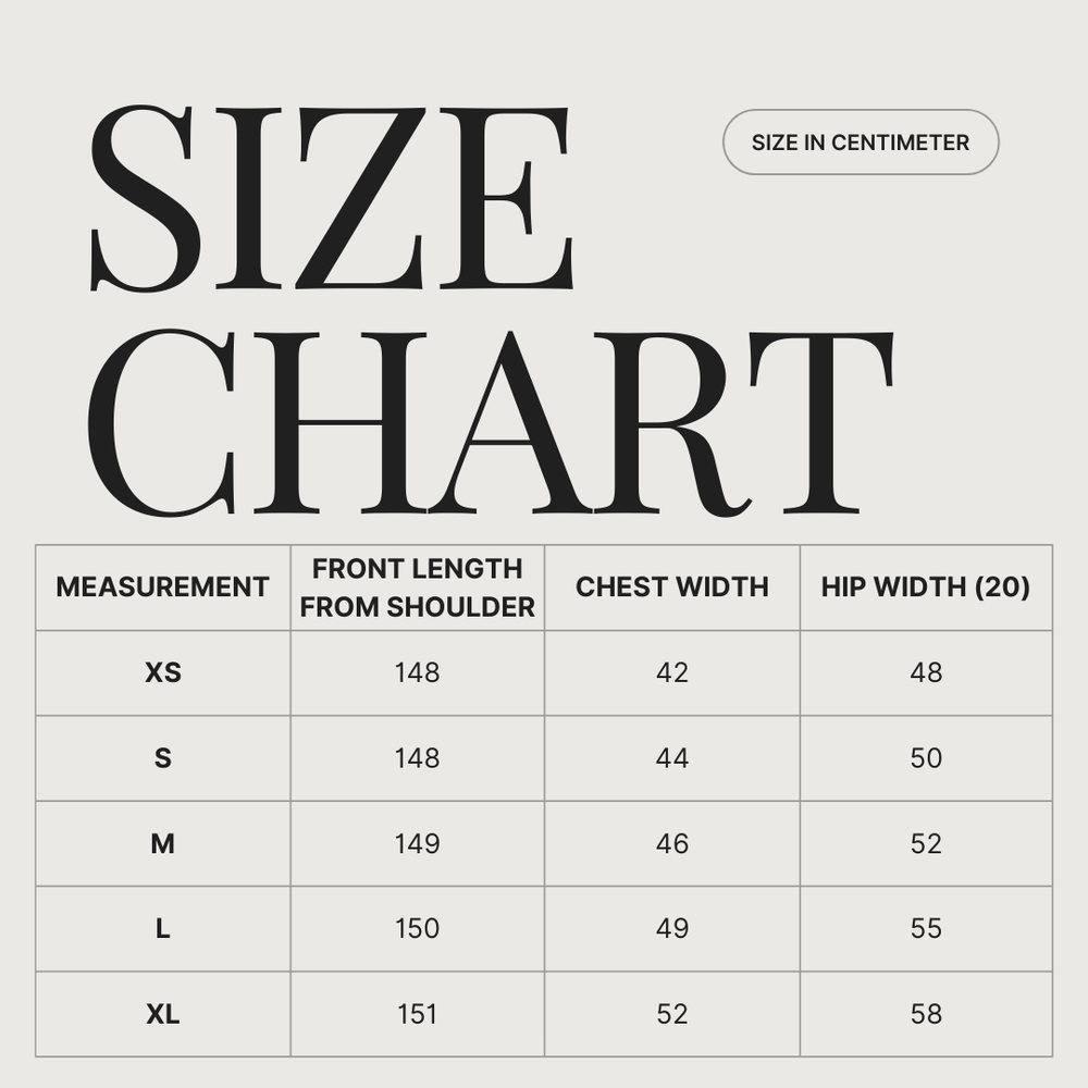 MUSE size guide