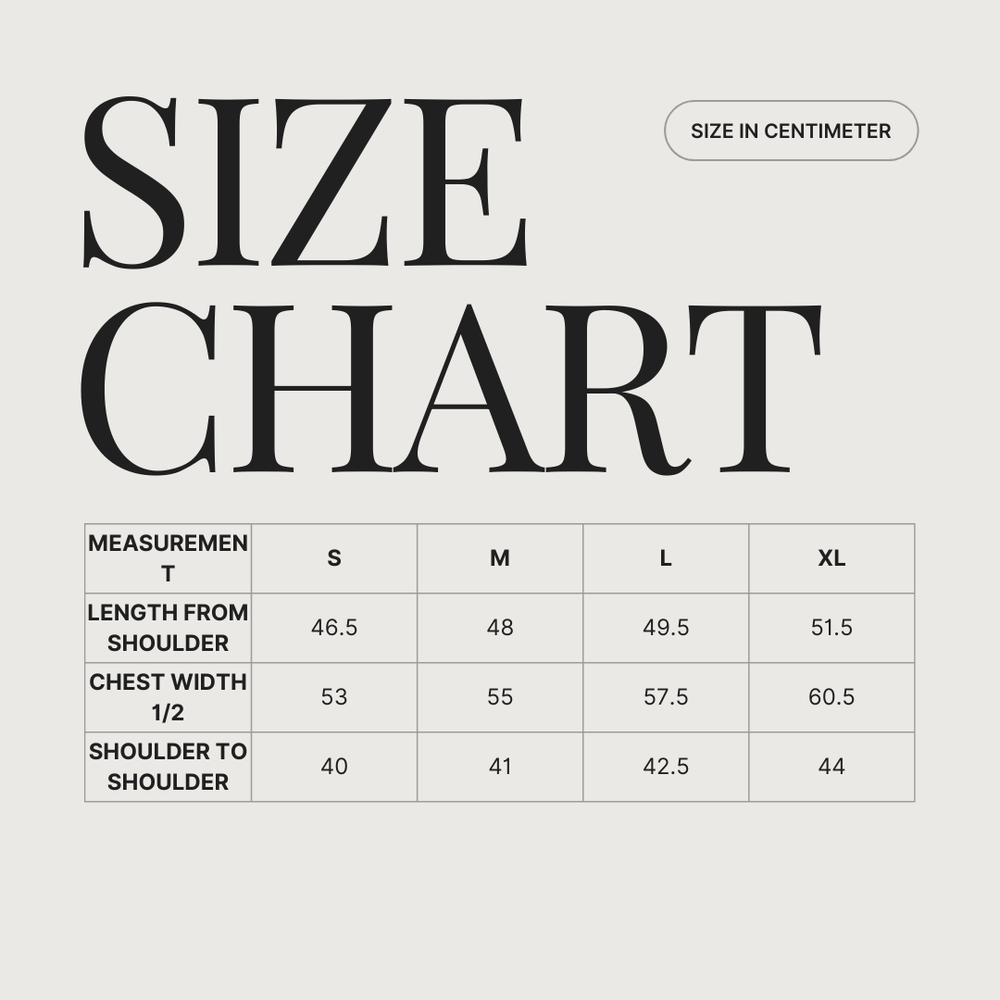 LUMEN size guide