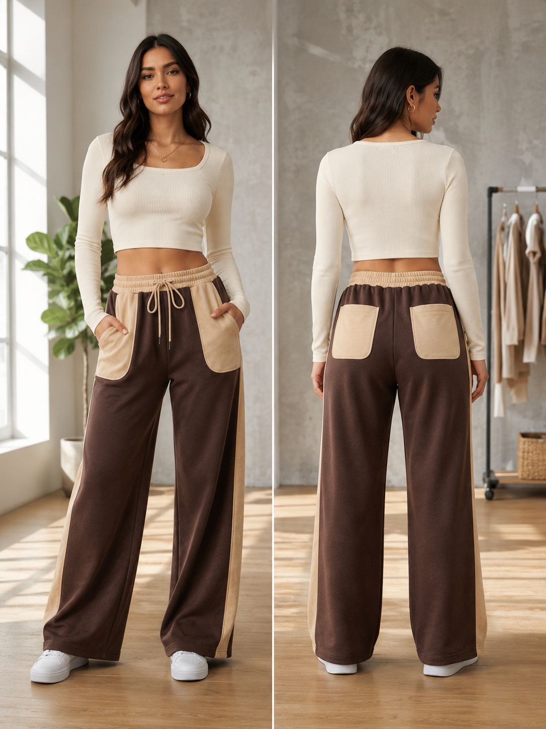 Wide Leg Trousers