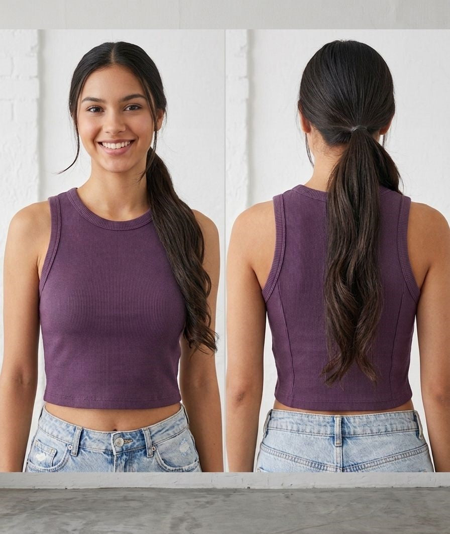 Sleeveless Cropped Top