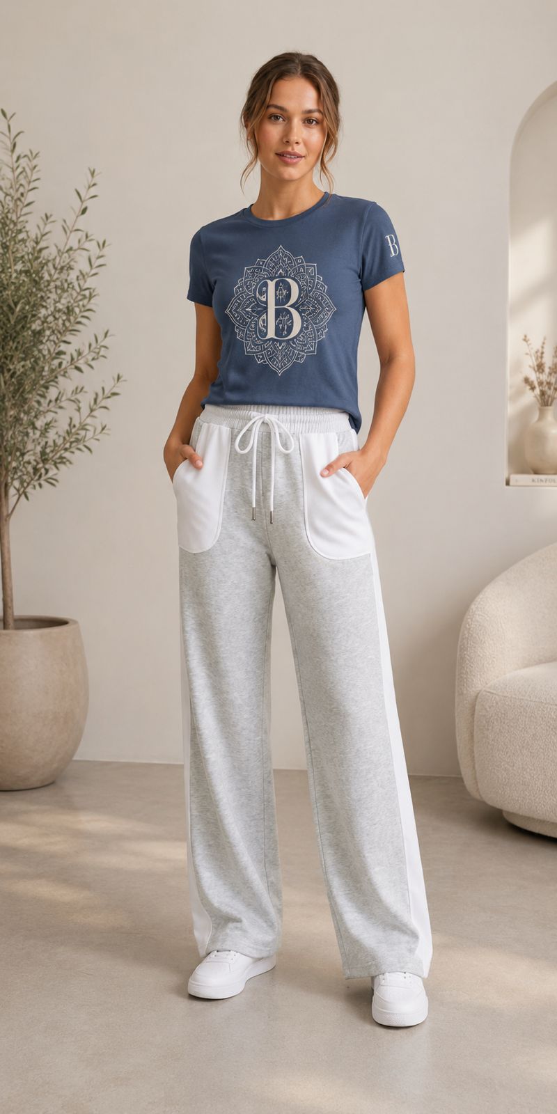 Wide Leg Trousers