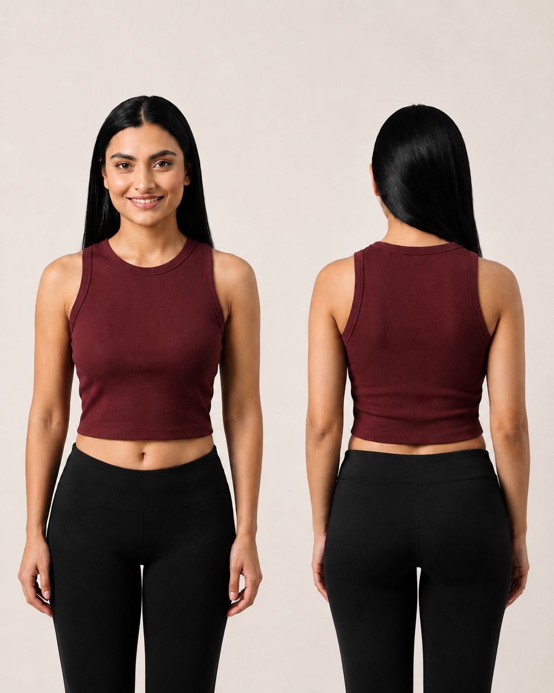 Sleeveless Cropped Top